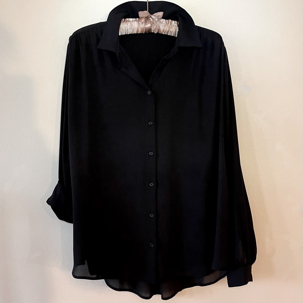 Semi-Sheer Blouse